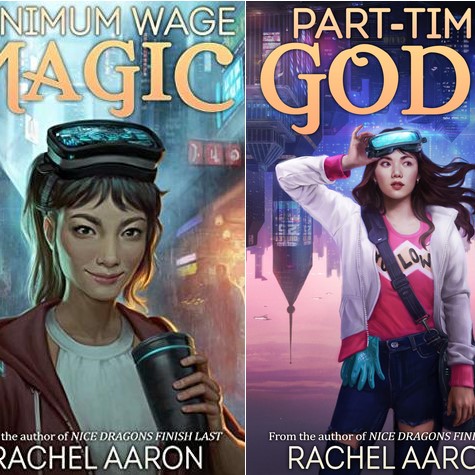 Minimum Wage Magic and Part Time Gods by Rachel Aaron, short fun adventures in the DFZ