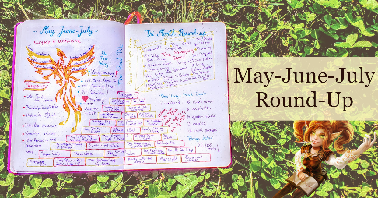 Round Up header image with Bullet Journal picture